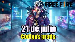 Free Fire | Códigos de hoy jueves 21 de julio de 2022: recompensas gratis