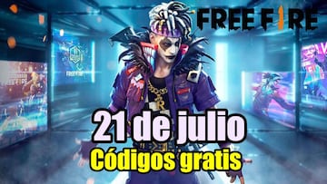 Free Fire | Códigos de hoy jueves 21 de julio de 2022: recompensas gratis
