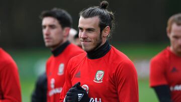 Bale con la Selecci&oacute;n de Gales