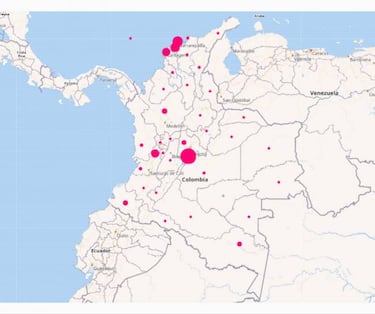 Mapa de casos y muertes por coronavirus por departamentos en Colombia: hoy, 28 de junio