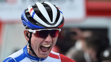 Gaudu: "Vi a Izagirre por delante, tomé aire y remonté"