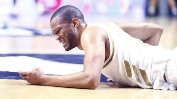 Anthony Randolph se lesiona ante el Olympiacos.