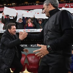 Valverde-Simeone, el duelo en los banquillos que es un clásico