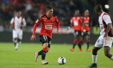 39. Stade Rennes (Francia). El cuadro galo contó con nueve seleccionados a lo largo de 2015. Uno de ellos fue el colombiano Juan Fernando Quintero. 