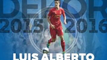 Luis Alberto, nuevo jugador del Deportivo.