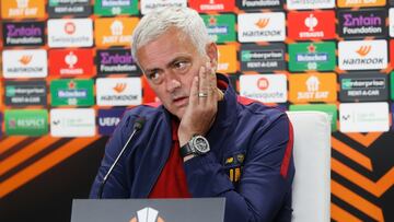 José Mourinho, durante su rueda de prensa.