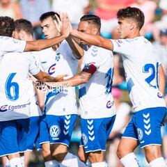 El excastillista Dani Gómez se estrena con gol en el Tenerife