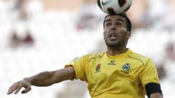 Rubén Sanz, con el Alcorcón.