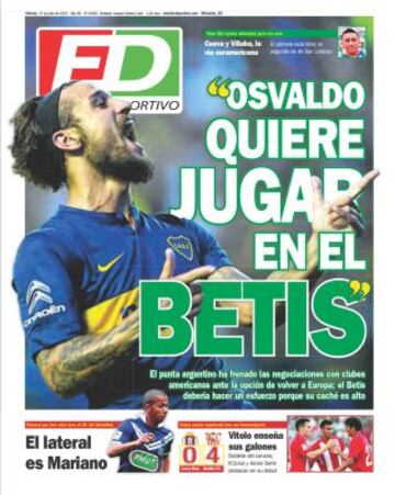 Portadas de la prensa deportiva