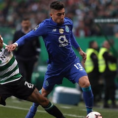 El Atlético fue a ver a Alex Telles durante el Sporting-Oporto