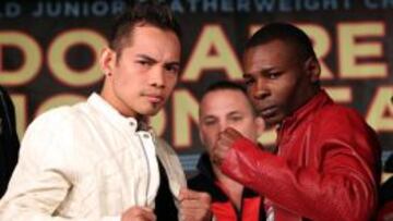 Elegantes y frente a frente: a la izquierda, Donaire; a la derecha, Rigondeaux.