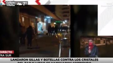 Telemadrid ha informado del asalto ultra.
