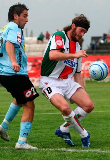 Angel Carreño debutó en Palestino en la derrota 3-0 ante Cobreloa en Calama.