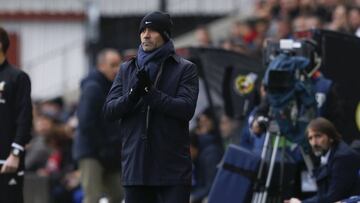 Paco Jémez, durante el partido contra el Zaragoza.