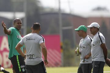 Así fue el entrenamiento de Atlético Nacional pensando en la primera fecha de cuadrangulares ante Cúcuta Deportivo en el Atanasio Girardot el sábado 9 de noviembre.