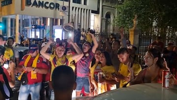Apoyo masivo para la Selección Colombia en Córdoba