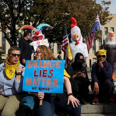 The best signs, banners and protest slogans at the No Kings rallies on Oct. 18