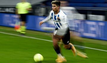 Nico Melamed, en el Espanyol-Castellón del domingo.