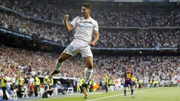 Asensio, el curso pasado ante el Barcelona.