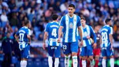 BARCELONA, SPAIN - APRIL 08: Cesar Montes of RCD Espanyol looks on during the LaLiga Santander match between RCD Espanyol and Athletic Club at RCDE Stadium on April 08, 2023 in Barcelona, Spain. (Photo by Alex Caparros/Getty Images)
PUBLICADA 17/04/23 NA MA22 2COL
