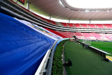 Vista de una de las gradas del estadio. 