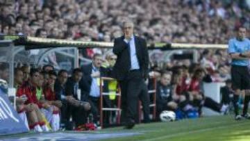 Manzano en el partido de San Mamés.