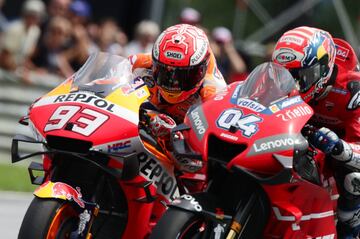 Marc Márquez y Andrea Dovizioso. 