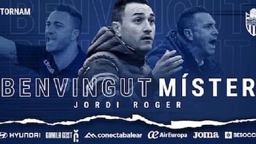 Jordi Roger anunciado como nuevo entrenador del Atl&eacute;tico Baleares.