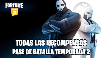 Fortnite Cap&iacute;tulo 2: todos los skins y recompensas del Pase de Batalla de la Temporada 2
 