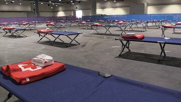 IFEMA se prepara para albergar a más de 150 personas sin techo ante el Estado de Alarma decretado por el gobierno.