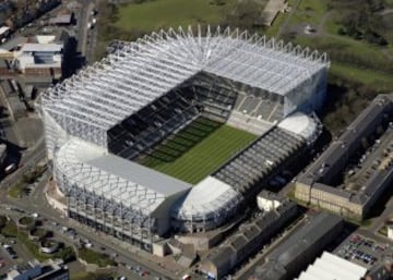 39° PUESTO | El St. James Park de Newcastle está dentro de los 40 mejores.