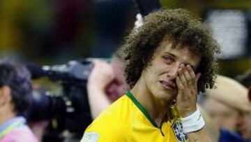 La imagen de David Luiz, desolado tras encajar el 1-7 de Alemania en el Mundial, que inspiró al grupo granadino Pájaro Jack.