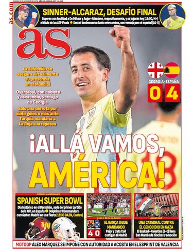 Las portadas de AS de noviembre