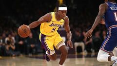 Rajon Rondo, durante su etapa con Los Angeles Lakers.