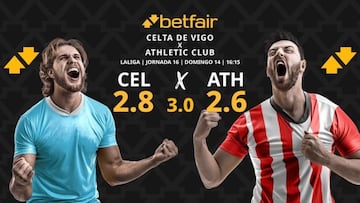 Celta de Vigo vs. Athletic Club: horario, dónde ver, pronósticos y clasificación
