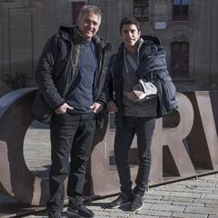 Márquez recibe a un invitado de lujo en Cervera: Mick Doohan