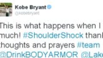 Kobe Bryant: "Esto es lo que ocurre cuando paso demasiado"