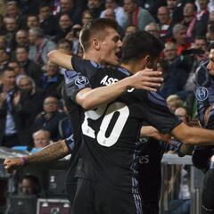 Al Madrid le sirven diez de los once resultados de sus partidos con el Bayern en el Bernabéu