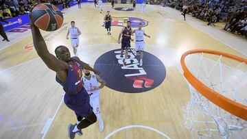 Rakim Sanders podría tener minutos mañana ante el Zaragoza tras tres meses de baja por lesión.