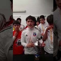 El festejo del fútbol joven de Colo Colo dedicado al ‘Chano’ Garrido que emociona a Chile