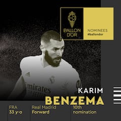 Los 30 nominados al Balón de Oro en imágenes