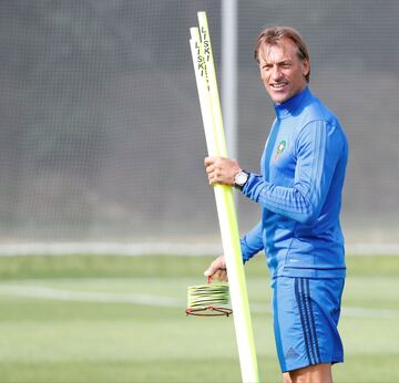 El entrenador de Marruecos Hervé Renard 