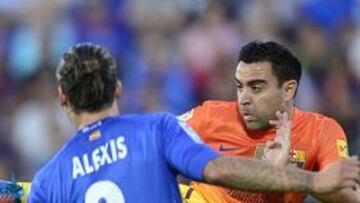 <b>DIRECTOR DE ORQUESTA. </b>Xavi manejó como quiso el tempo del partido llegando con solvencia desde la segunda línea siendo imprescindible en el juego del Barcelona.