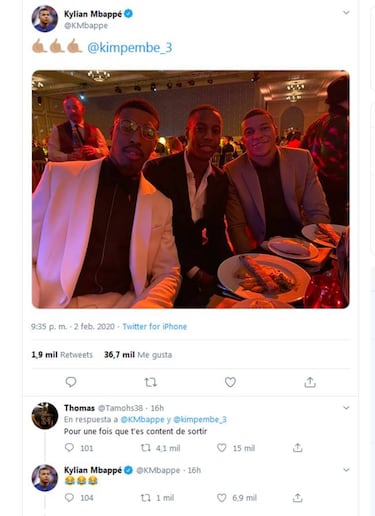 Mbappé se toma a risa su incidente con Tuchel