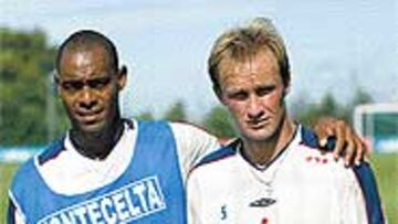 <b>DE NUEVO JUNTOS</B>. Vagner y Giovanella formarán, casi con toda seguridad, la pareja de mediocentros del Celta contra el Milán. Hasta el momento, en lo que va de temporada, aún no han coincidido como titulares, pero sí en pasadas campañas.