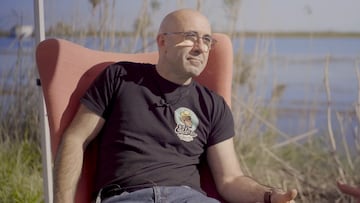 Sezar Blue en un pódcast