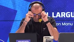 La reacción de Carreño al pronóstico del doctor Ripoll de la lesión de Lamine: tembleque