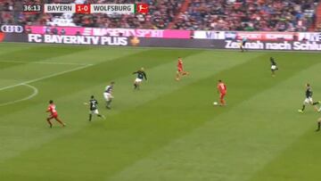 Gran pase y golazo: las jugadas con que James deleitó al Bayern