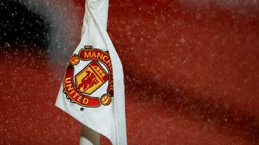 Banderín del Manchester United.