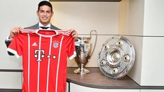 La camiseta de James es la más vendida del Bayern Múnich